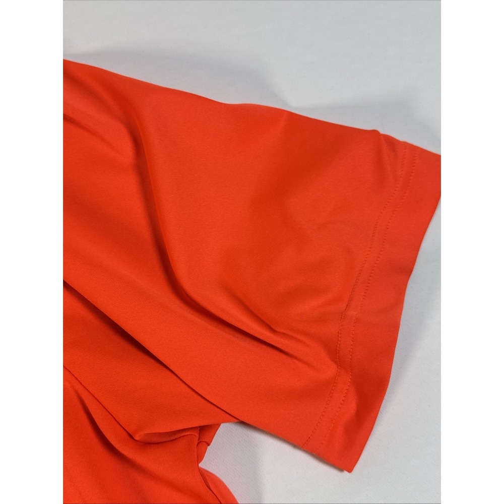 Under Armour ColdBlack Golf Polo Orange HeatGear Loose Performance Mens Large - Picture 5 of 7